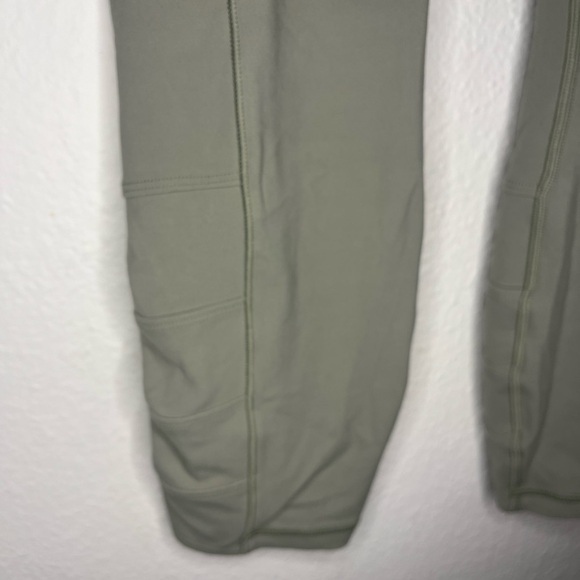 Athleta Salutation Stash Pocket II Cinch 7/8 Leggings - Sage Green | Size S - Picture 2 of 6